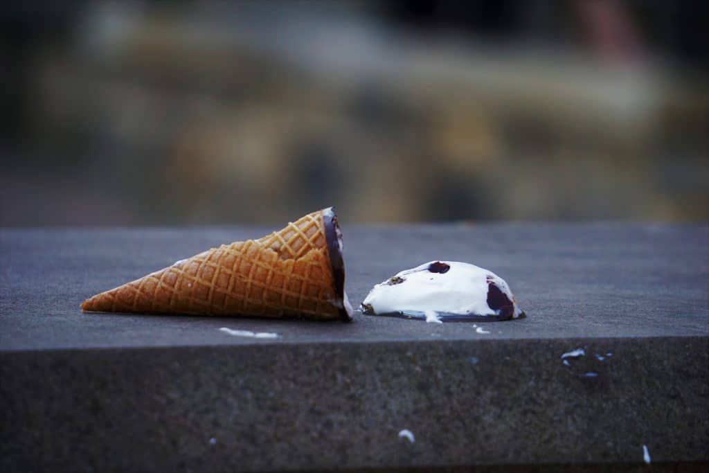 fallen ice cream cone - JOHANNA WALKERJOHANNA WALKER